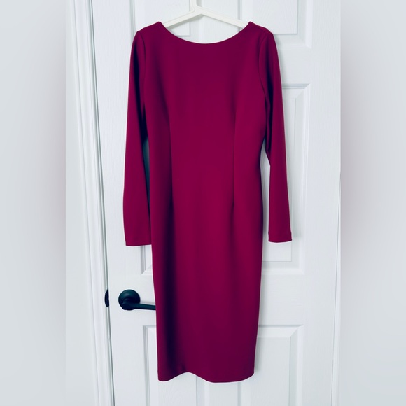 Marciano Dresses & Skirts - Marciano Long Sleeve Magenta Dress